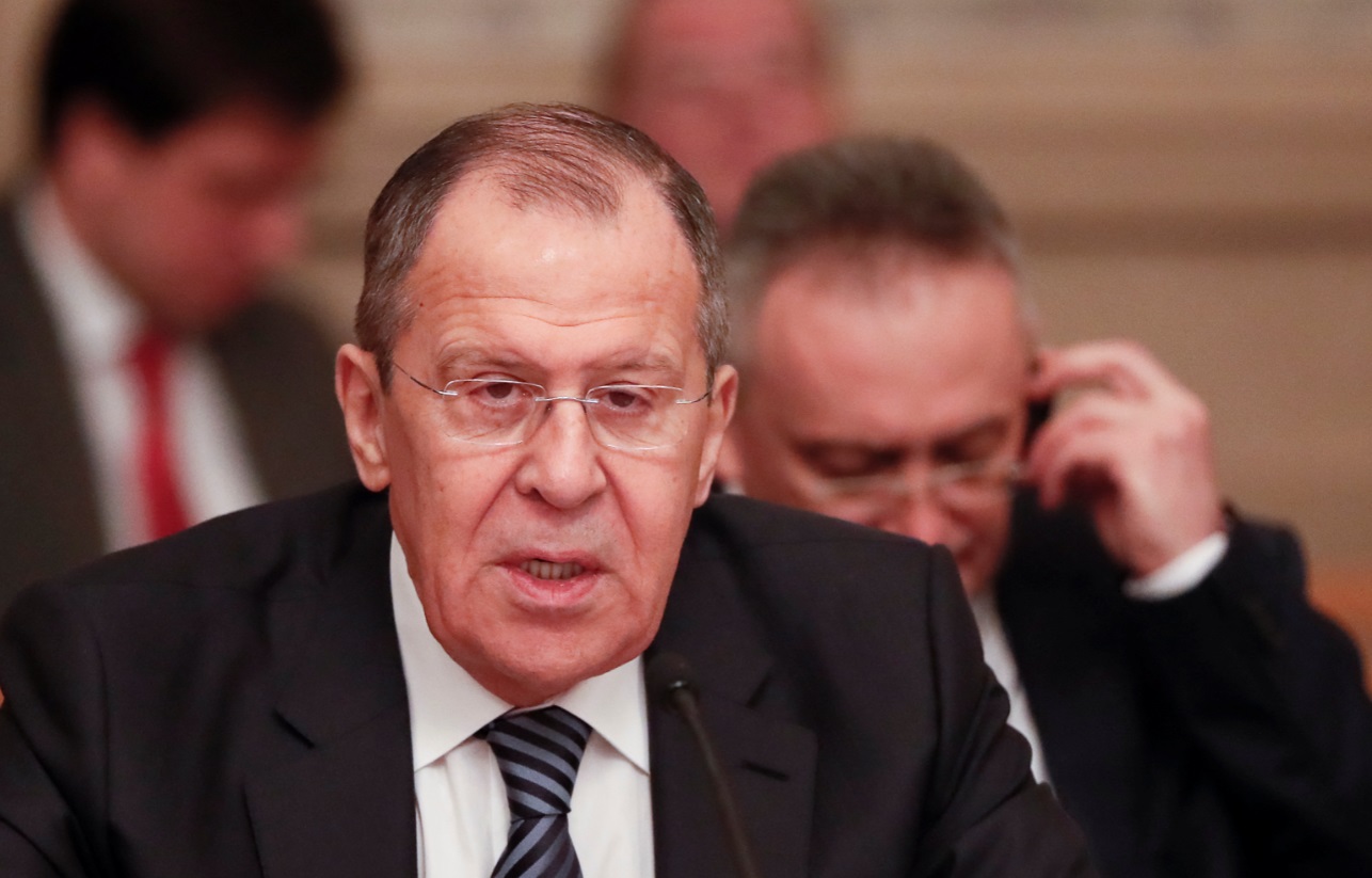 Foto: El ministro de Asuntos Exteriores de Rusia, Sergei Lavrov, mayo 4 de 2019 (Reuters)