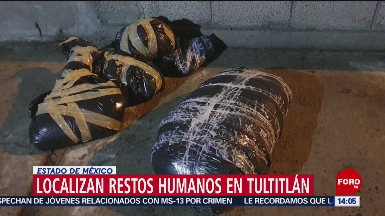 FOTO: Localizan restos humanos en Tultitlán, Estado de México, 19 MAYO 2019