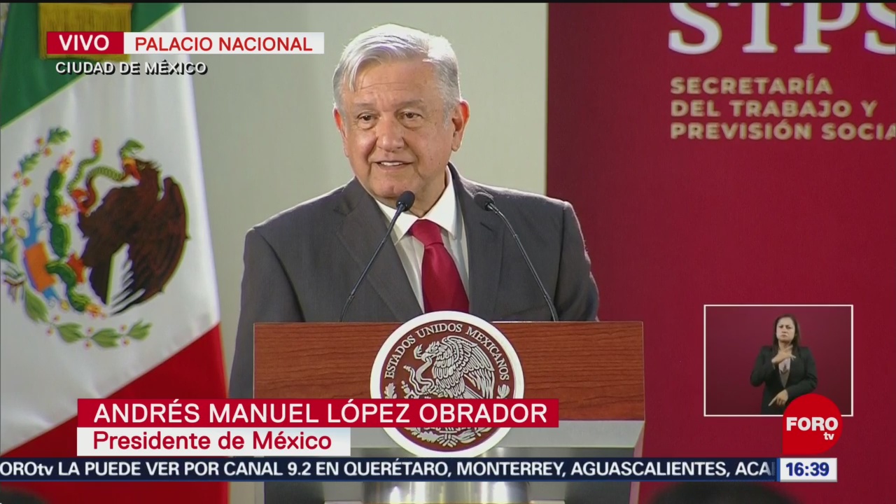 FOTO: López Obrador encabeza conmemoración del Día Internacional del Trabajo, 1 MAYO 2019