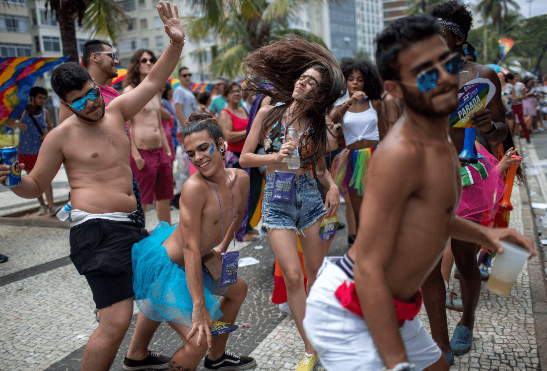 Foto: Marcha gay en Brasil, 19 de noviembre de 2017