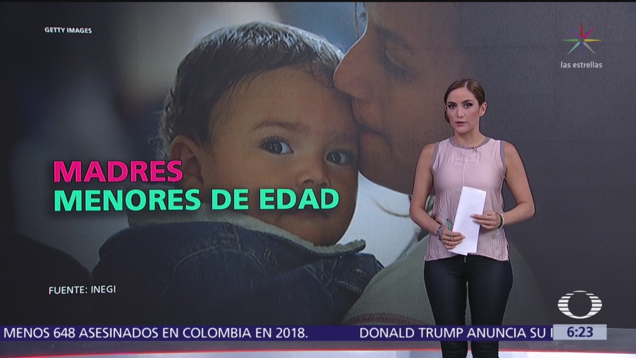 Más de 60 mil menores de edad se convirtieron en madres en México