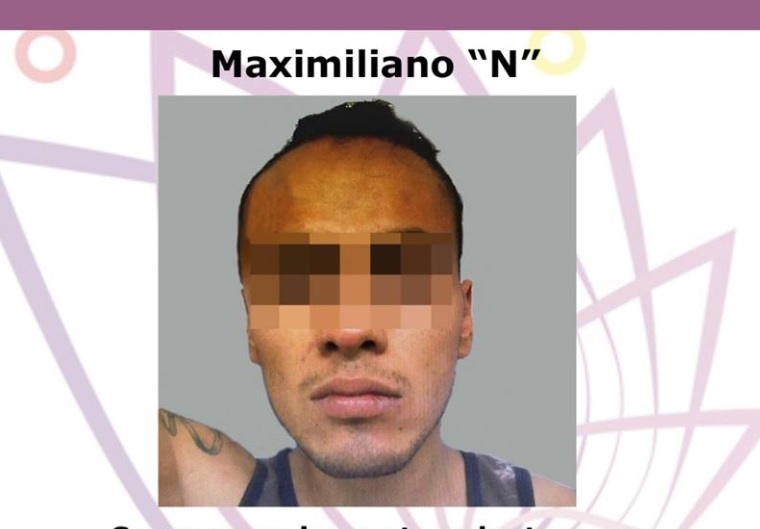 Foto: Maximiliano N, presunto homicida de dos personas en Cuernavaca, 15 de mayo 2019. Twitter @GobiernoMorelos