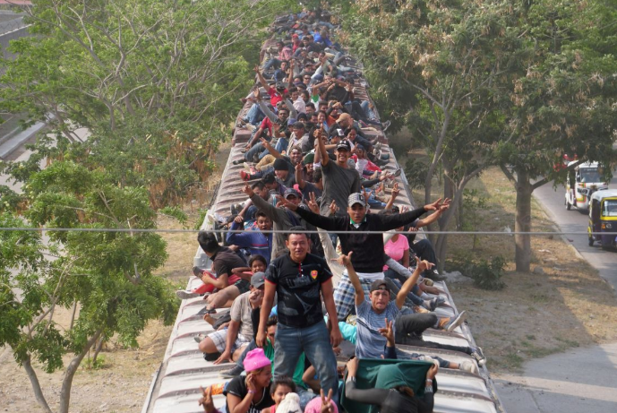 Foto: Migrantes a su paso por México, hacia Estados Unidos, mayo 2019 