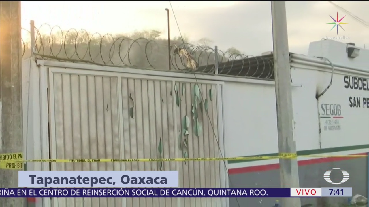 Migrantes pudieron usar colchonetas para incendio en Tapanatepec