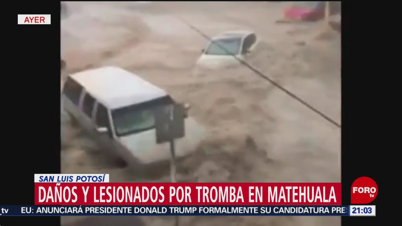 Foto: Militares Limpiaron Destrozos Matehuala San Luis Potosí 31 Mayo 2019
