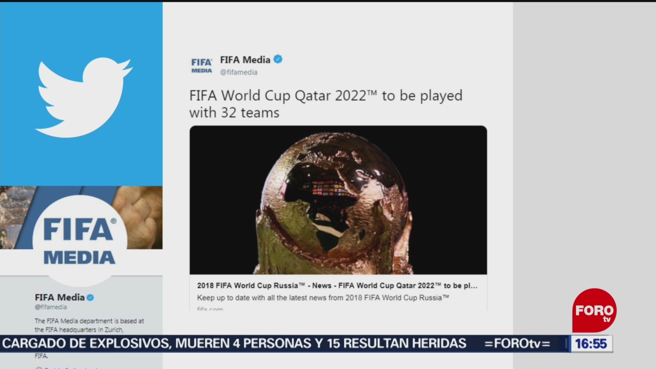 foto: Mundial de Catar 2022 se jugará con 32 selecciones y no con 48
