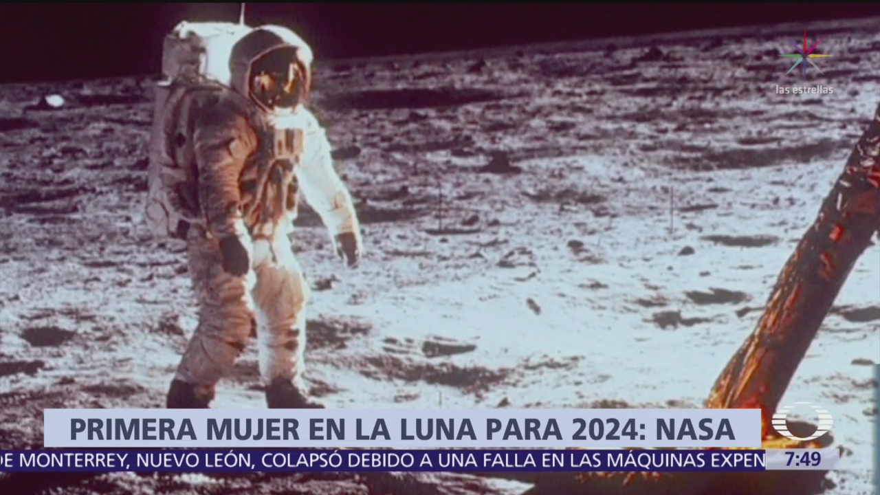 NASA enviará primera mujer a la Luna en 2024