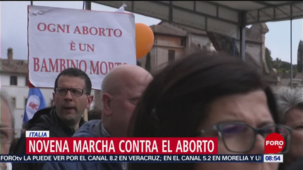FOTO: Novena marcha contra el aborto en Italia, 19 MAYO 2019