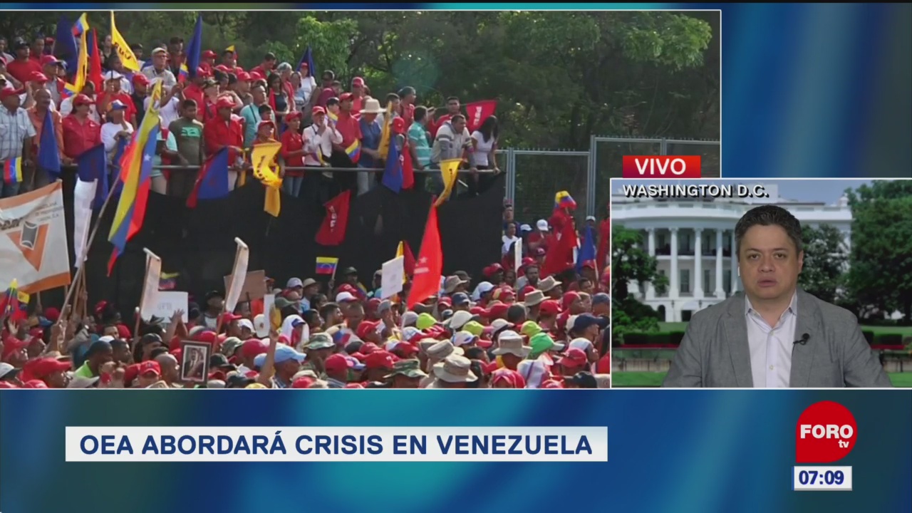 OEA abordará crisis en Venezuela