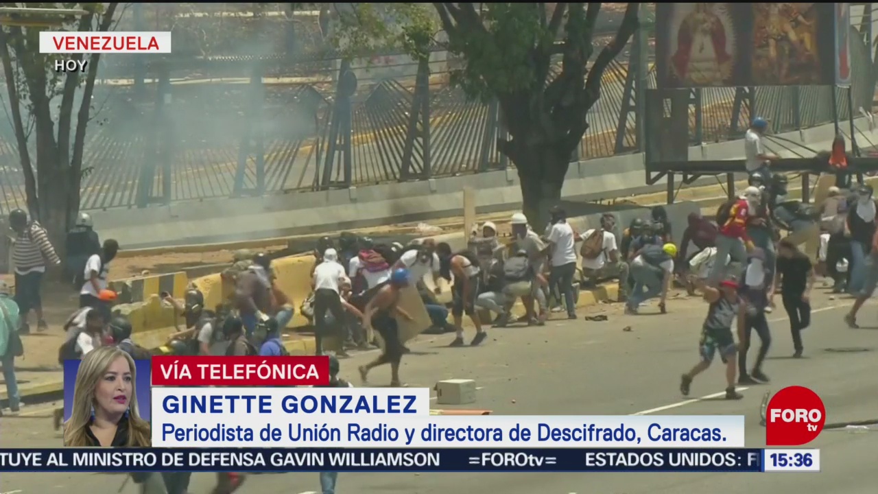 FOTO: ‘Operación libertad’ sigue en Venezuela: Ginette González, 1 MAYO 2019
