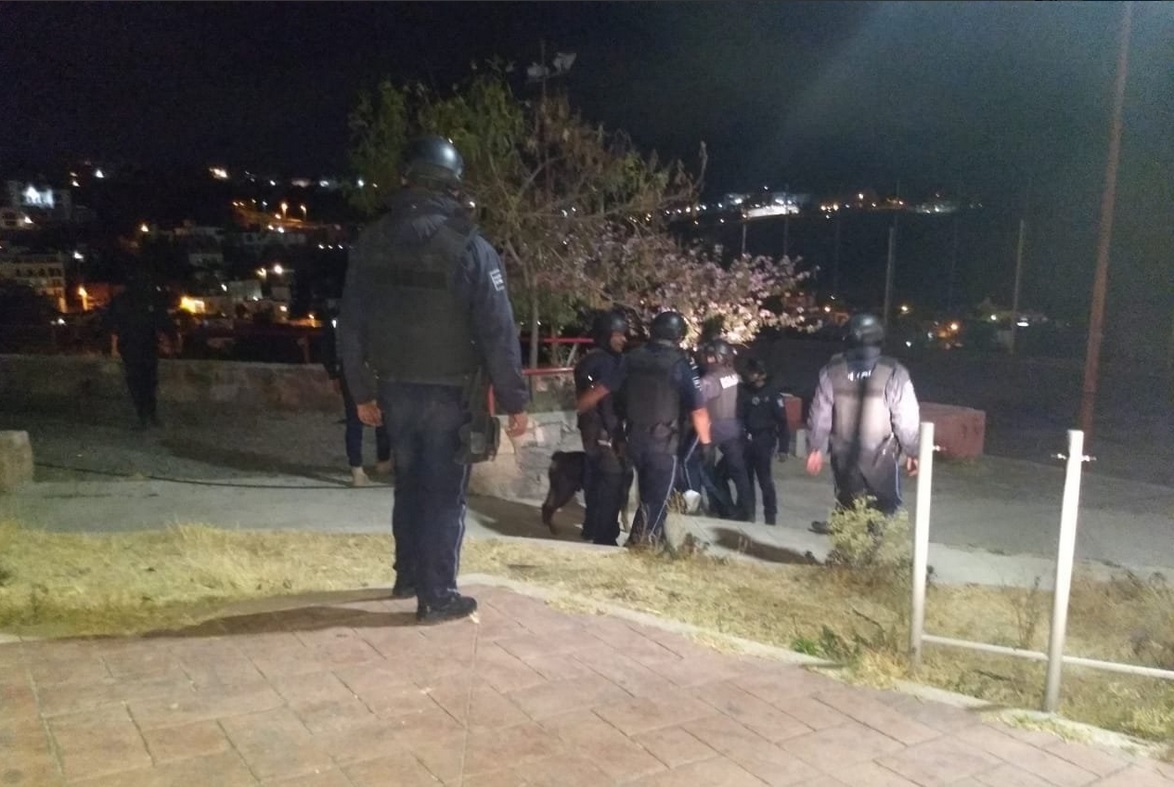 Foto: Operativo de seguridad en Guanajuato, 7 de febrero de 2019. Twitter @GtoSeguridad