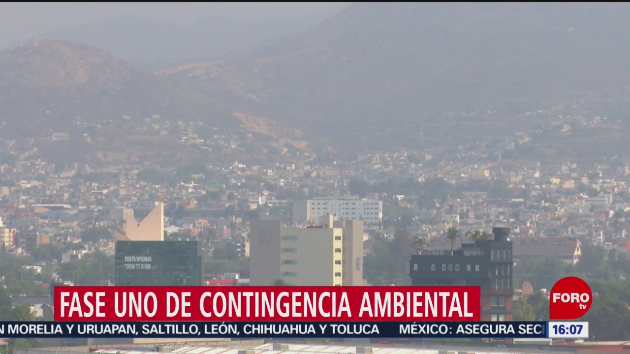 Foto: Pachuca mantiene fase 1 de contingencia ambiental