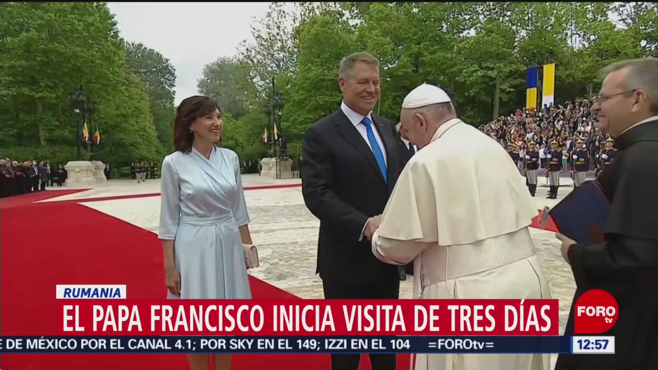 Papa Francisco realiza visita de 3 días en Rumania