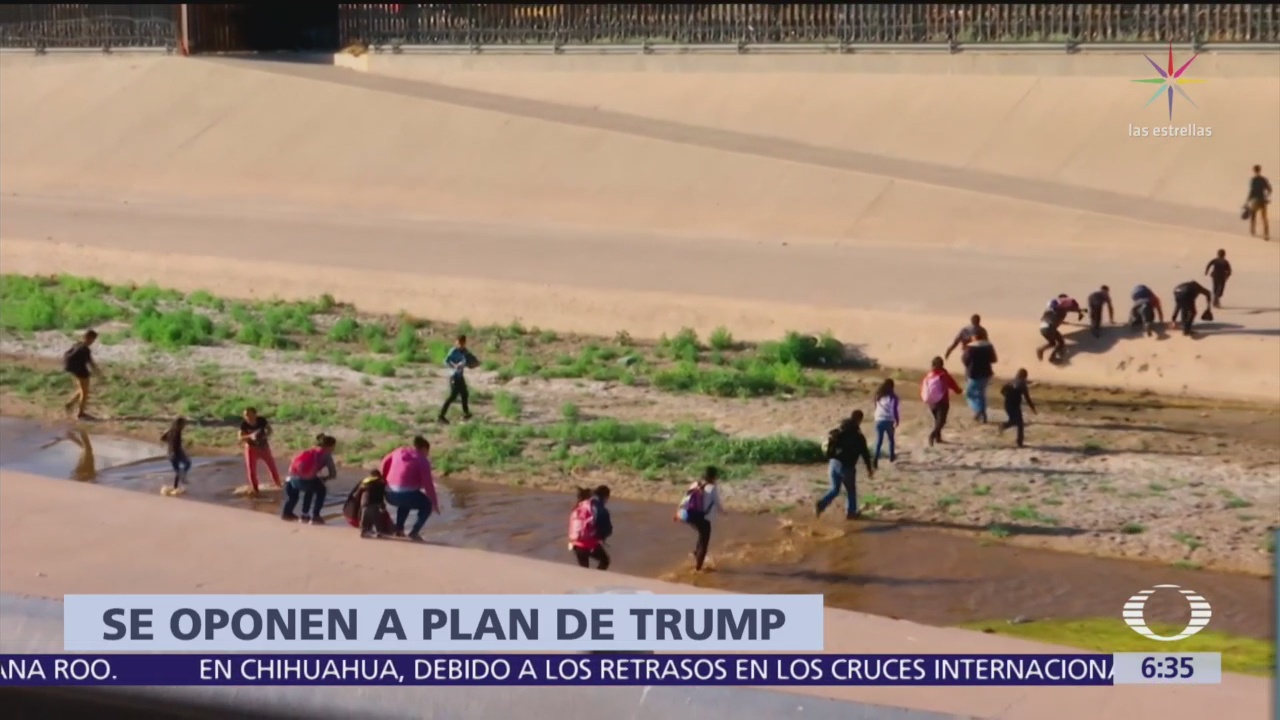 Partido Demócrata afirma que plan migratorio de Trump no es serio
