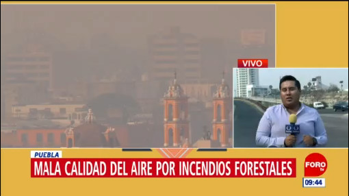 Persiste la mala calidad del aire en Puebla