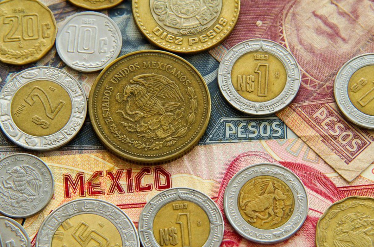 Foto: Varias monedas mexicanas