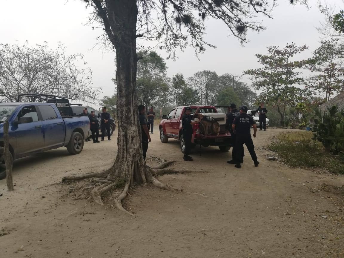 Foto: operativo de seguridad en SLP, 27 de febrero 2019. (Facebook-Fiscalía General del Estado de San Luis Potosí)