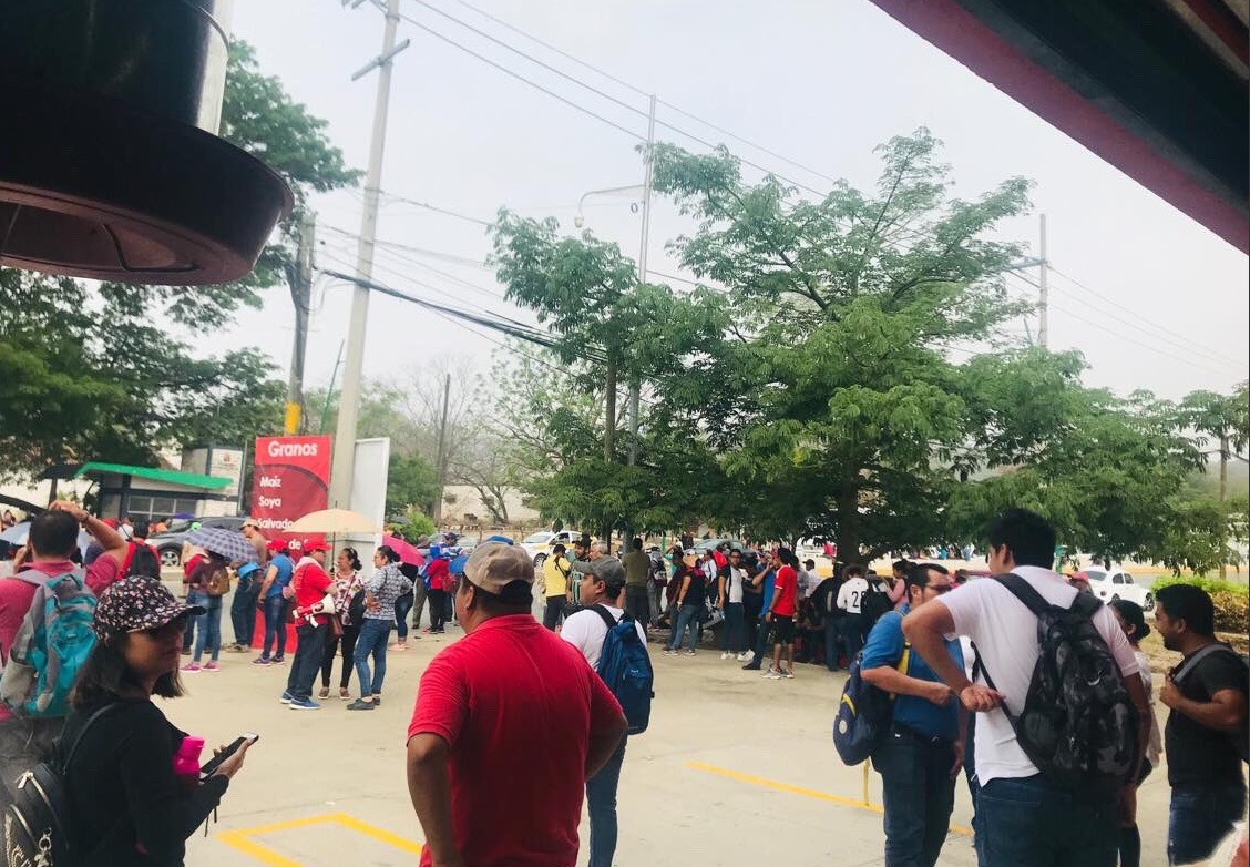 Foto: protesta de la CNTE en Chiapas, 16 de mayo 2019. Twitter @AlertaChiapas