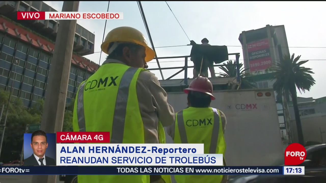 FOTO: Reanuda servicio de trolebús en Mariano Escobedo