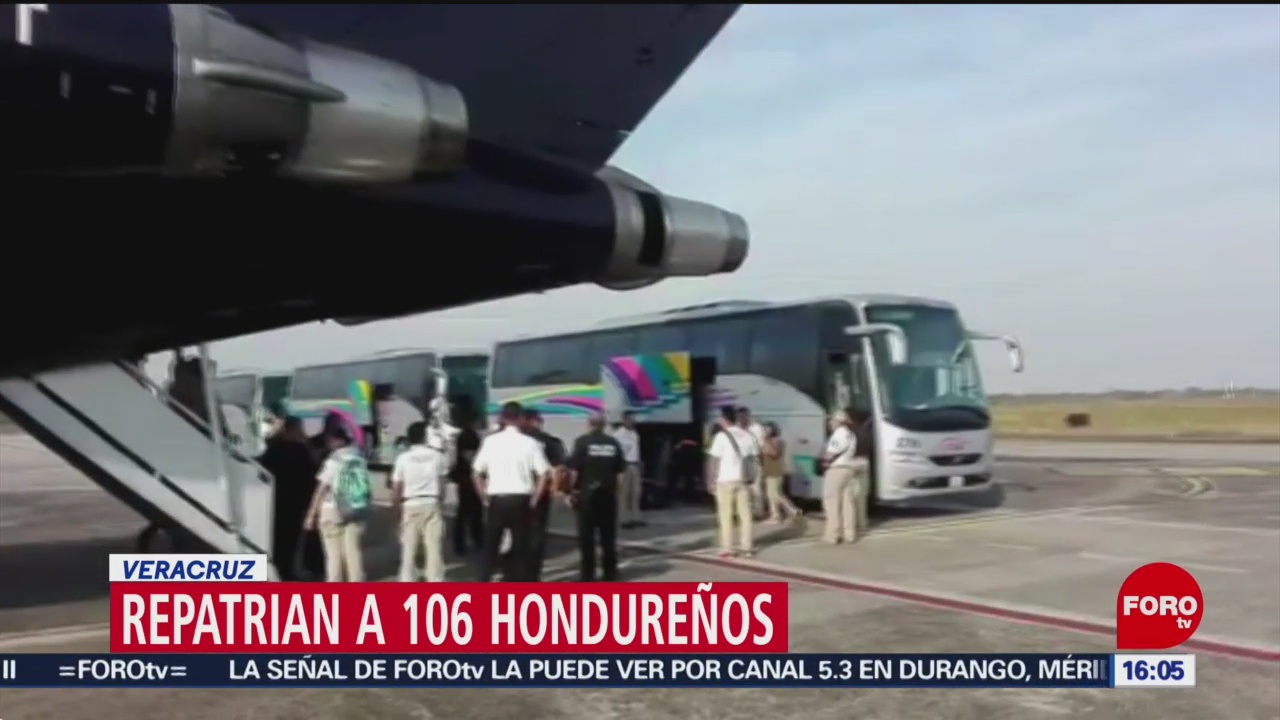 FOTO: Repatrian a 106 hondureños que se encontraban en México de manera irregular, 25 MAYO 2019