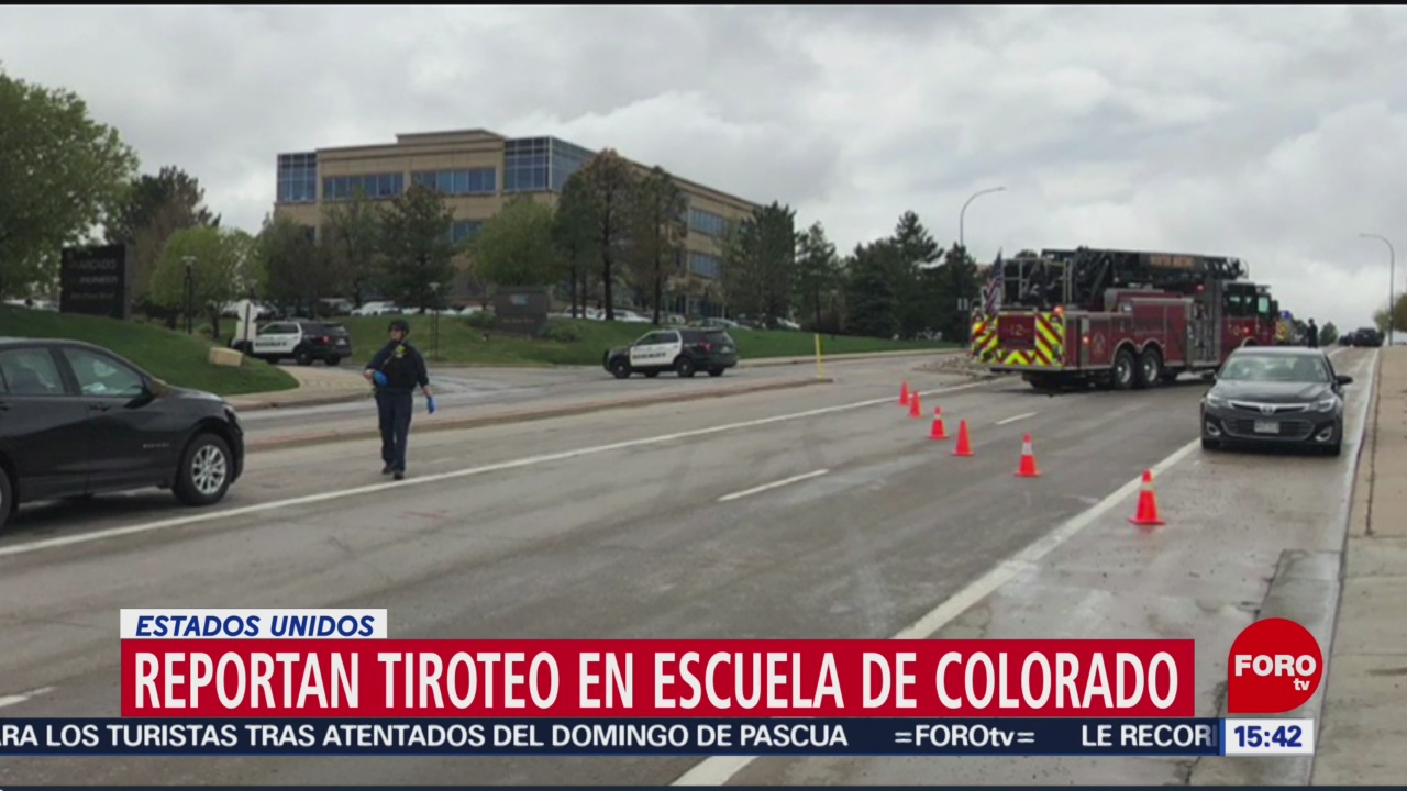 Foto: Reportan tiroteo en escuela de Colorado