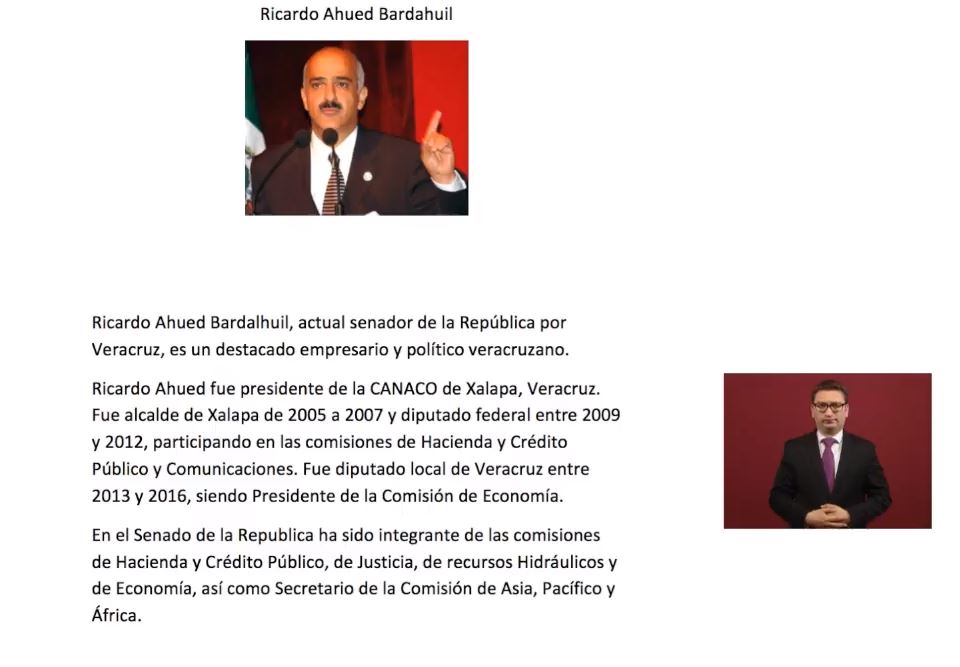 Foto: Semblanza de Ricardo Ahued, durante conferencia de AMLO, 27 de mayo de 2019, Ciudad de México 