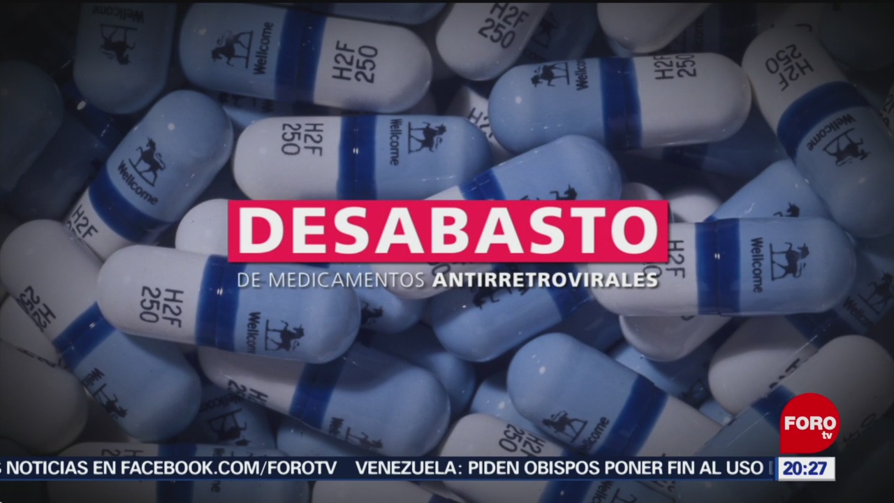 Foto: Riesgos Desabasto Medicamentos Contra Vih 3 de Mayo 2019