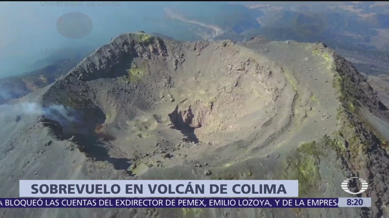 Se forma nuevo cráter en el volcán de Colima
