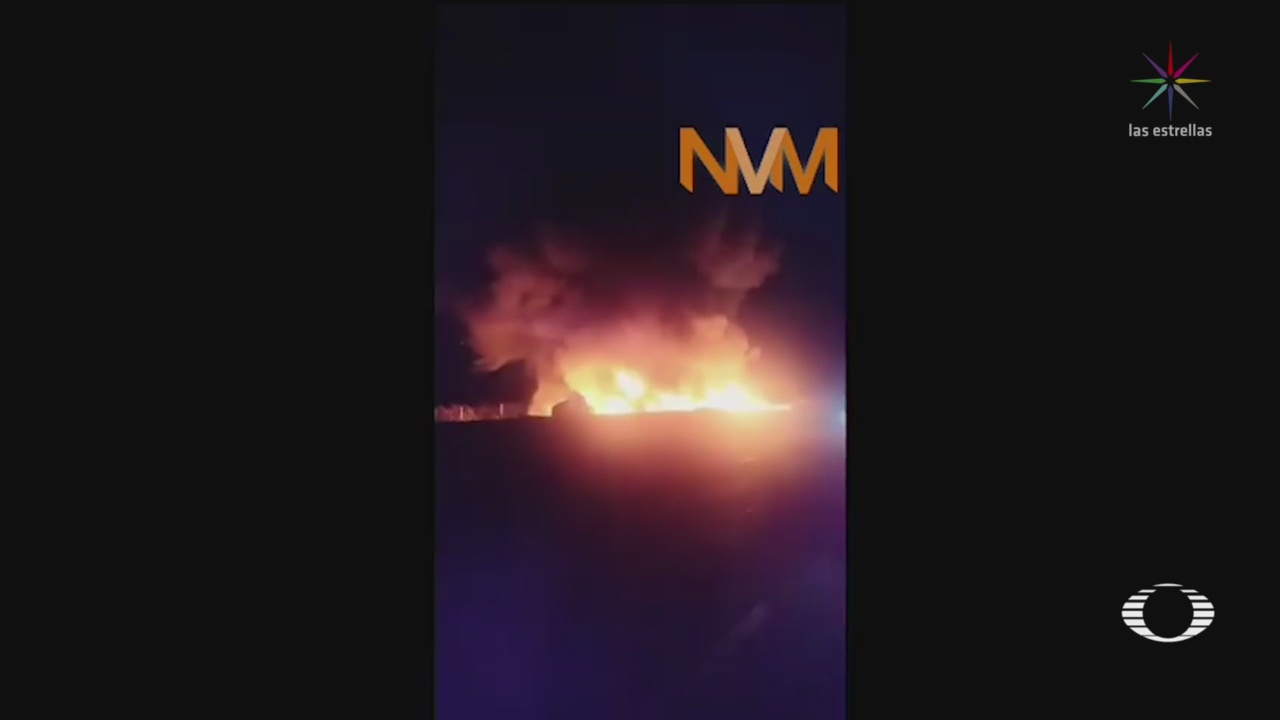 Foto: Explosión Ducto Pemex Toma Clandestina Parras Coahuila 28 Mayo 2019