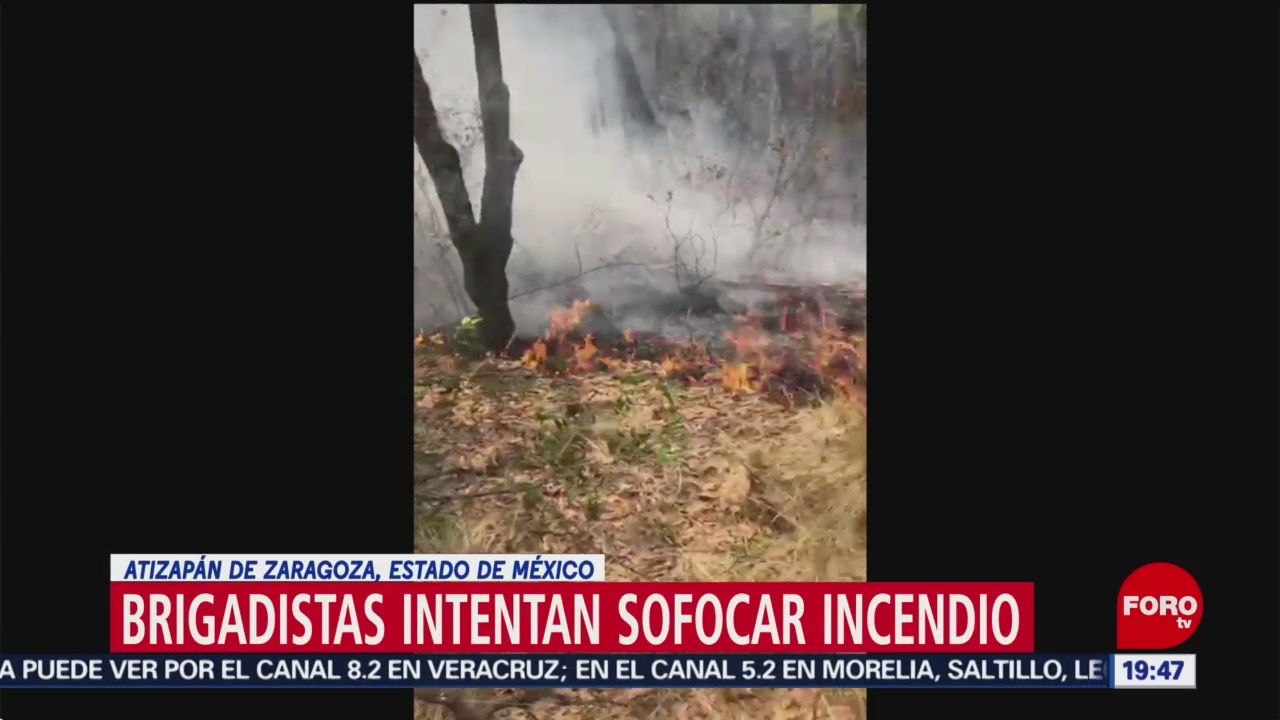 Foto: Incendio Forestal Atizapán Edomex10 de Mayo 2019