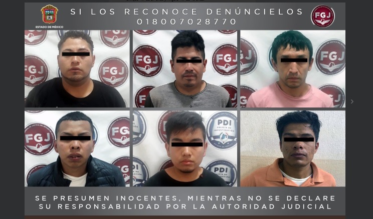 Foto: desarticulan a presunta banda de secuestradores en Naucalpan, 23 de mayo 2019. Twitter @FiscalEdomex