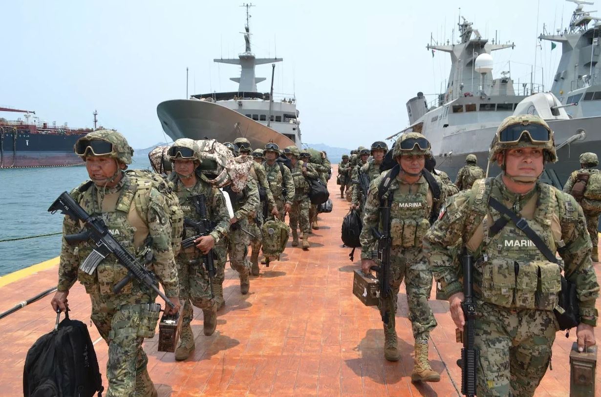 Foto: Más de 150 elementos de Infantería de Marina arribaron al puerto de Acapulco para reforzar las operaciones de seguridad en Guerrero, 25 mayo 2019