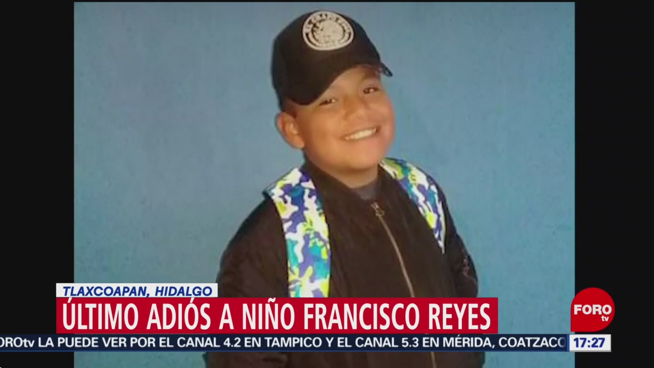 Foto: Sepultan a Francisco, de 12 años, víctima en Tlahuelilpan