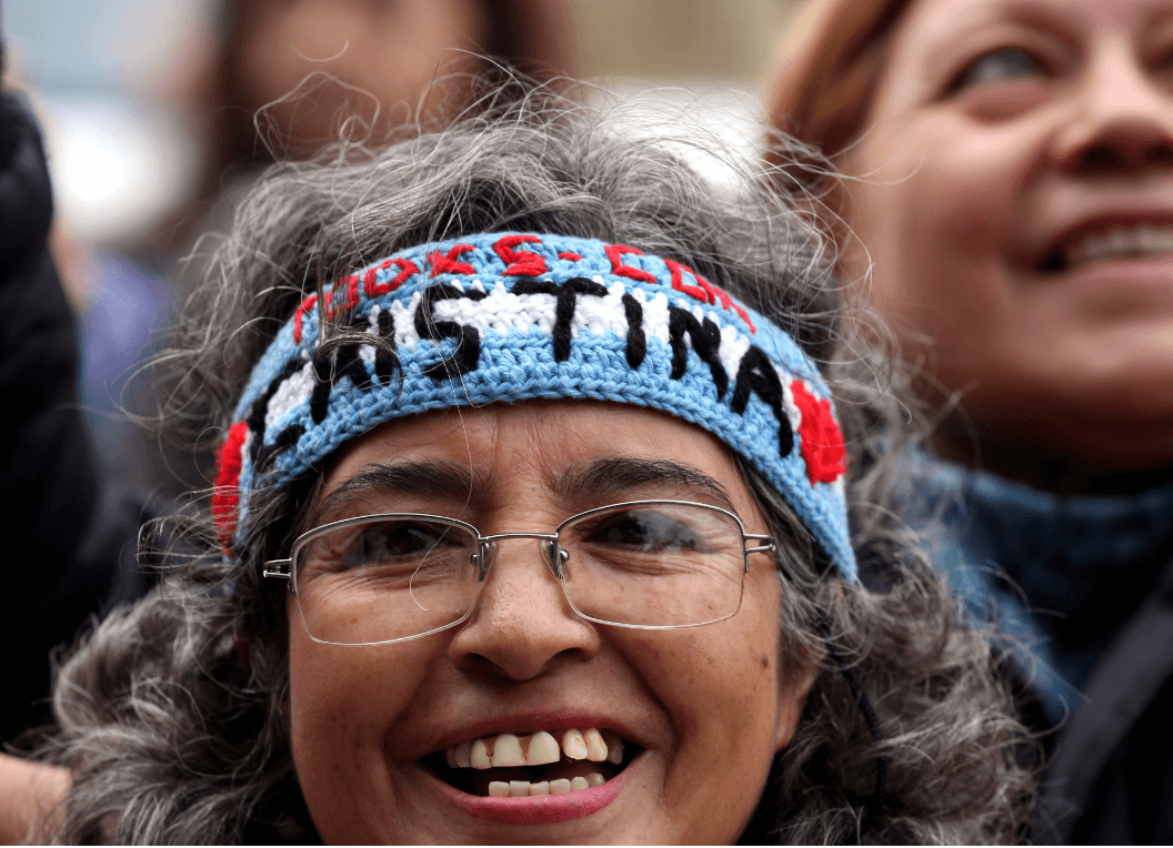 Foto: Simpatizantes de Cristina Fernández le manifiestan su apoyo, 21 de mayo de 2019, Buenos Aires 