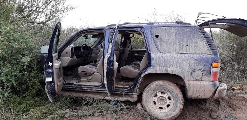 Foto: Los vehículos y armamento fueron puestos a disposición de la autoridad ministerial, el 11 de mayo de 2019 (SSP Tamaulipas)