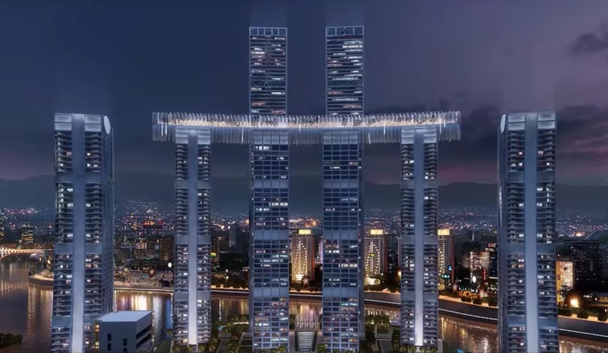 VIDEO: El rascacielos horizontal más alto del mundo está en China