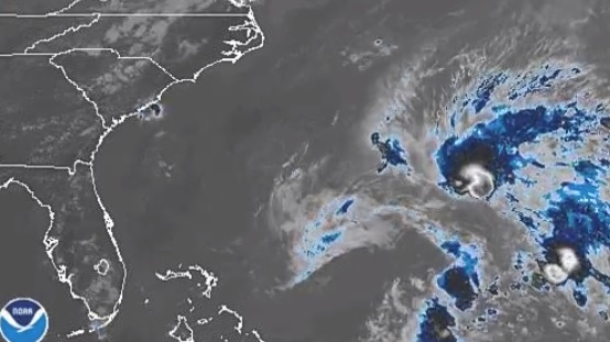 Foto: Mapa de la tormenta subtropical “Andrea” al sur de las Bermudas. El 20 de mayo de 2019