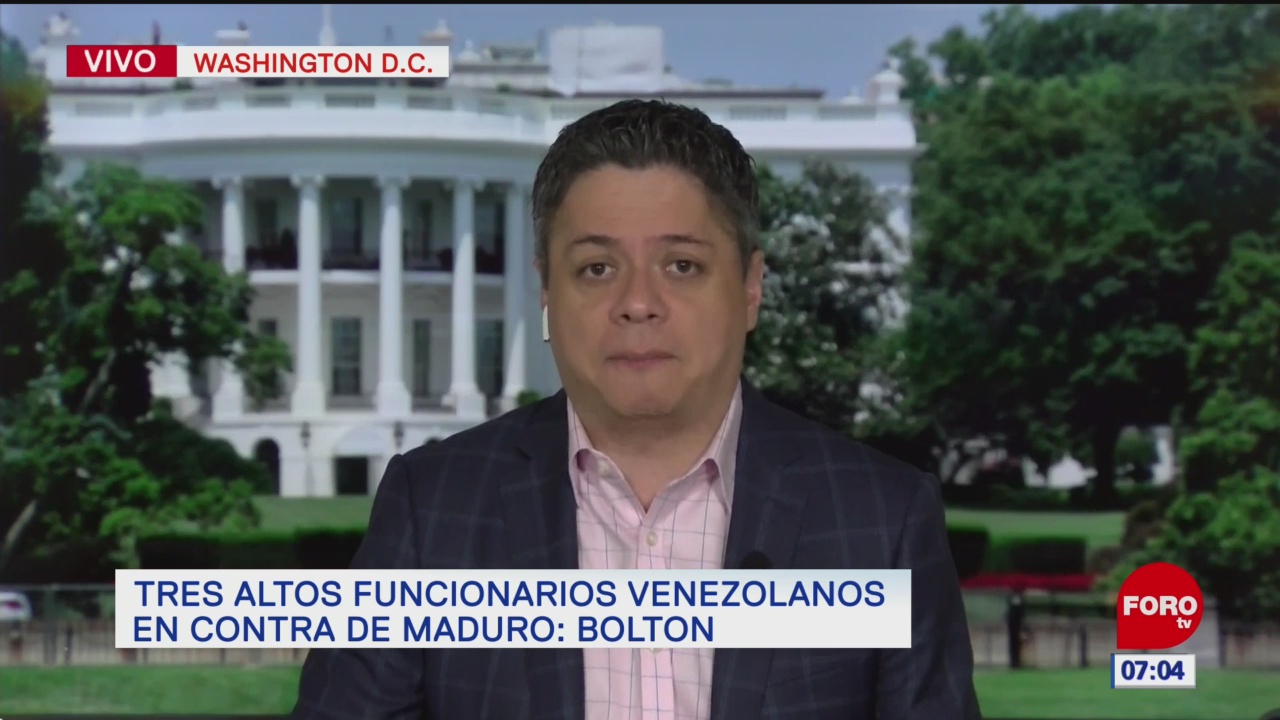 FOTO: Tres altos funcionarios venezolanos en contra de Maduro, dice Bolton, 1 MAYO 2019