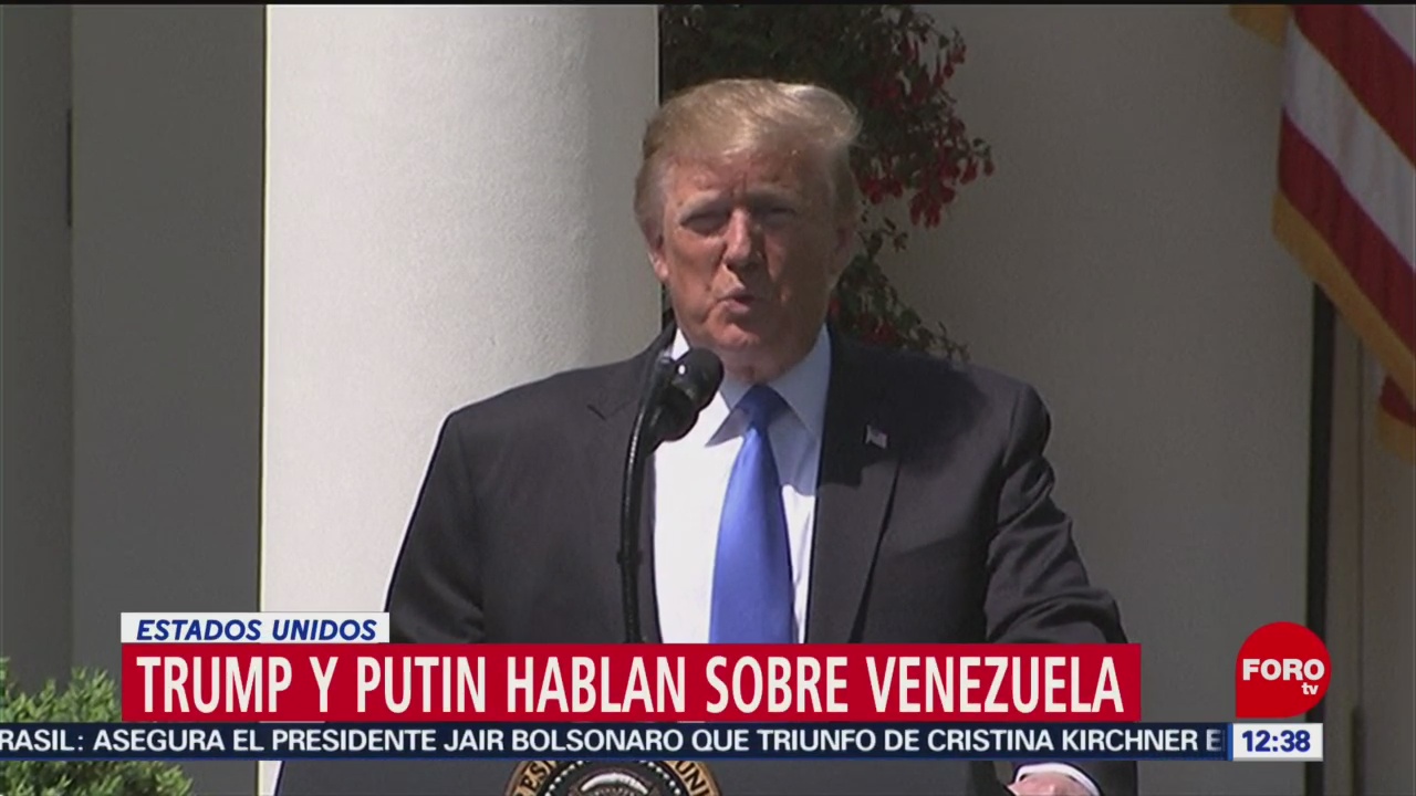Trump dialoga con Putin sobre Venezuela