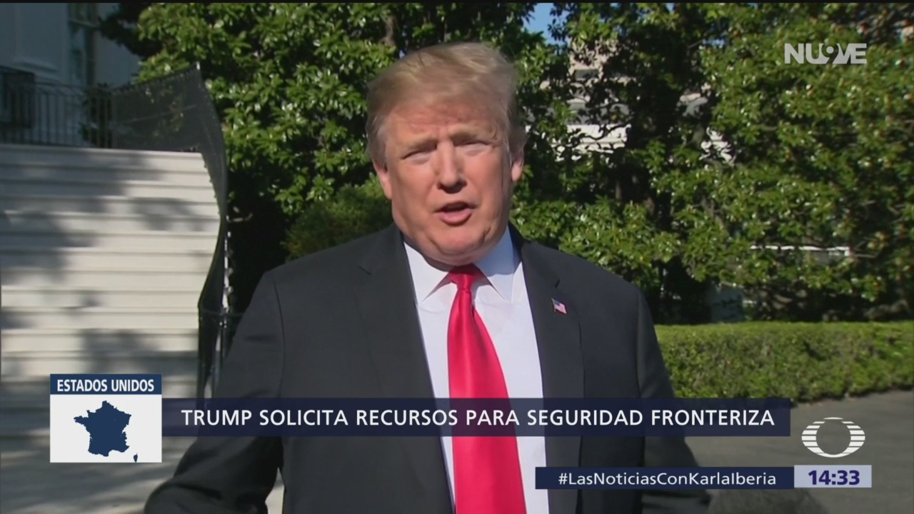 FOTO: Trump solicita recursos para seguridad fronteriza, 1 MAYO 2019