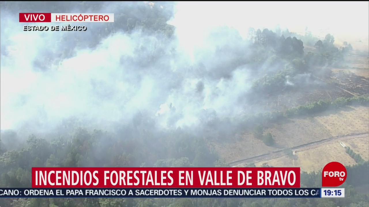 Foto: Incendios Forestales Valla De Bravo Toluca 9 Mayo 2019