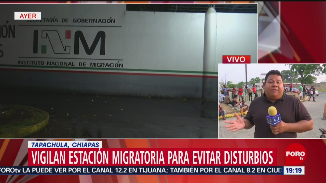 Foto: Estación Migratoria Disturbios Tapachula Migrantes Chiapas 8 Mayo 2019