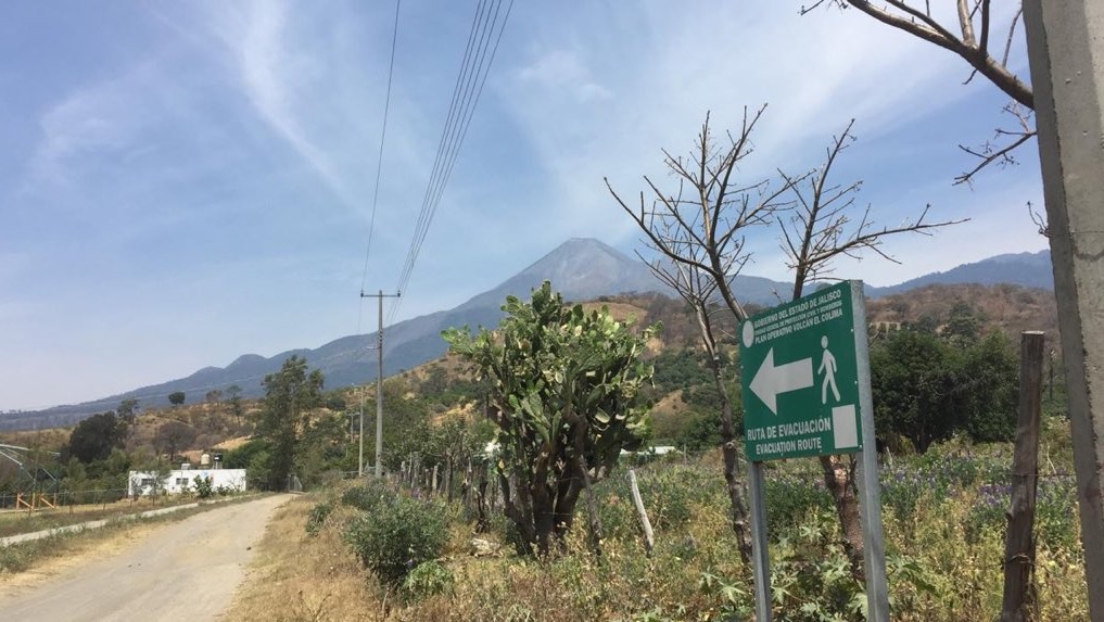 Foto: Volcán de Fuego de Colima, 27 de abril 2019. Twitter @PCJalisco