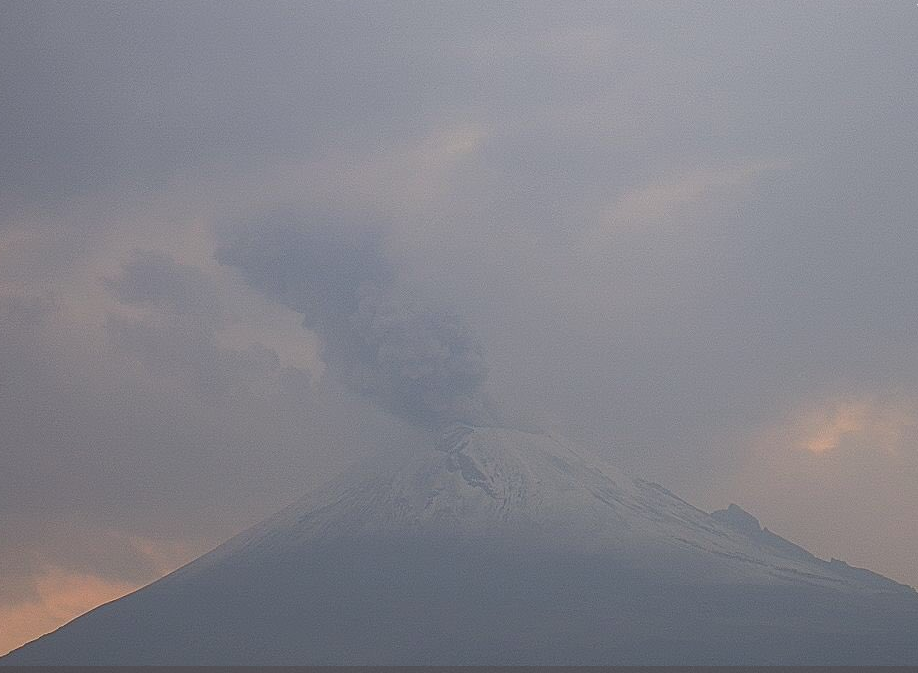 Foto: Volcán Popocatépetl, 5 de mayo de 2019, México