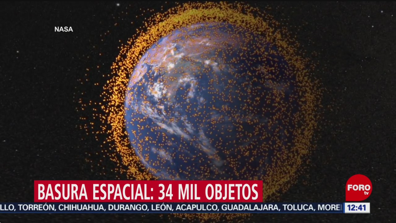 3 mil satélites forman parte de la basura espacial, dice NASA