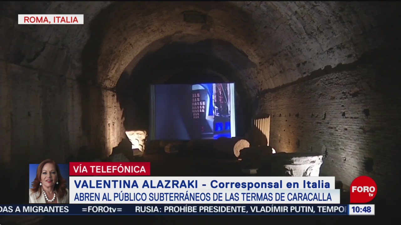 FOTO: Abren al público los subterráneos de las Termas de Caracalla, 22 Junio 2019