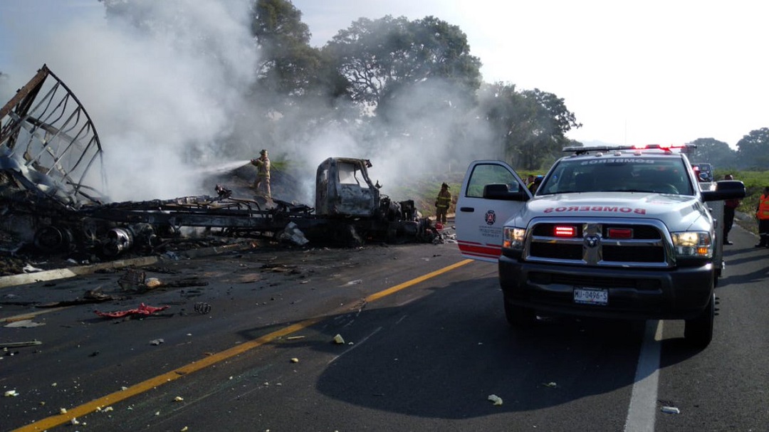 Foto: Accidente en Michoacán, 12 de junio 2019. Noticieros Televisa