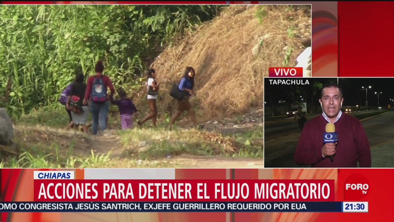 Foto: Acciones Detener Flujo Migratorio Chiapas 11 Junio 2019