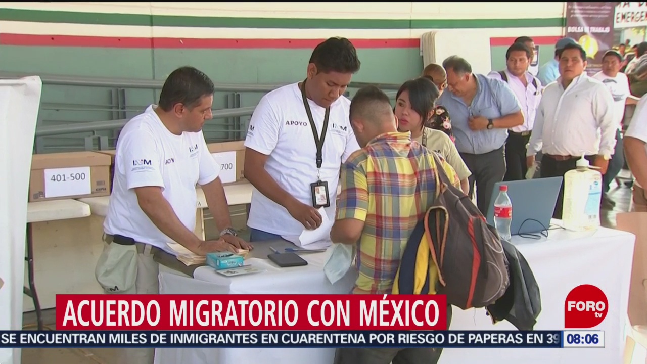 FOTO: Acuerdo migratorio incluye a México como ‘tercer país seguro": Trump, 15 Junio 2019