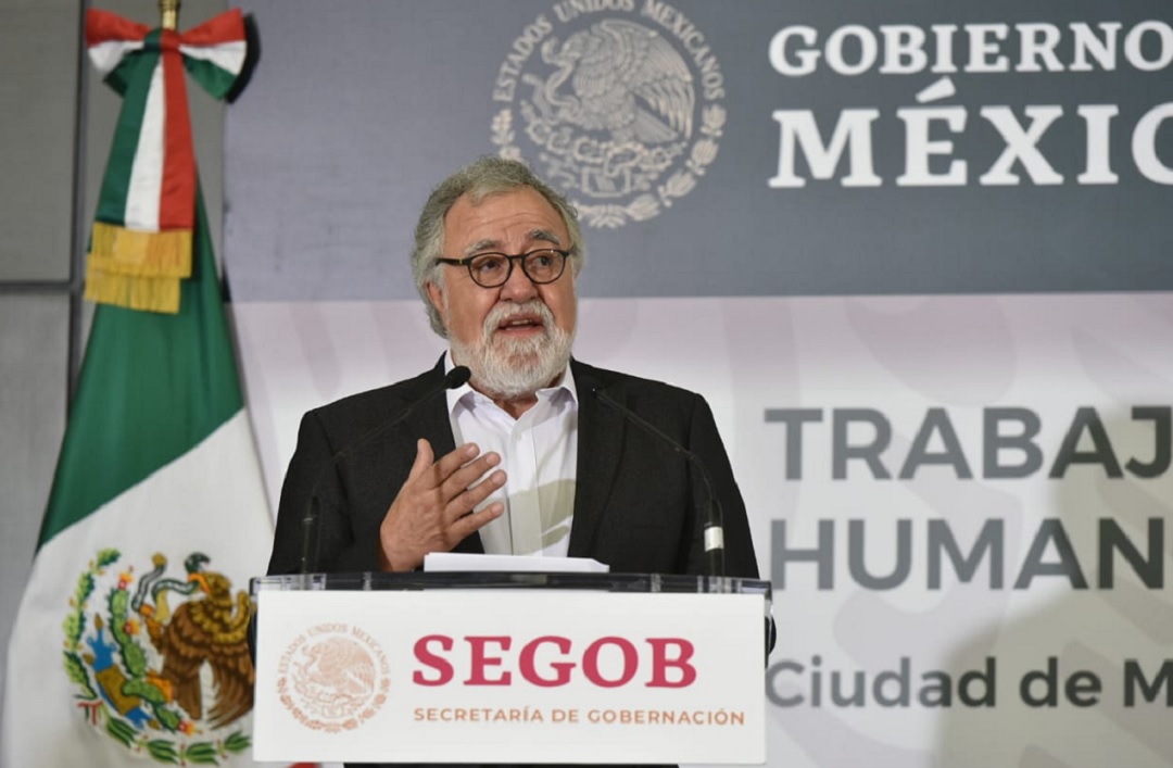 Foto: Alejandro Encinas, subsecretario de Derechos Humanos, Población y Migración de la Segob, 12 de junio 2019. Twitter @A_Encinas_R